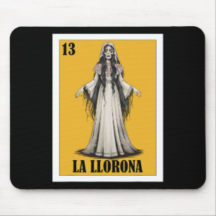 Mexican Halloween Or Cinco De Mayo Design - La Llo Mouse Pad