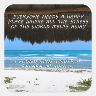 Mexican Happy Place Stickers (sheet of 6)