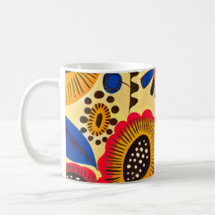 Mexican Heritage Floral Print Coffee Mug
