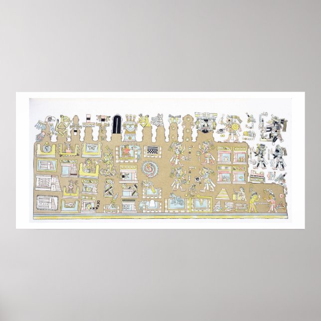 Mexican Hieroglyphics, from 'Vues des Cordillieres Poster (Front)