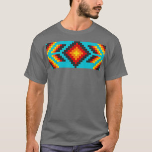 Mexican Huichol Pattern  T-Shirt