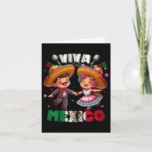 Mexican Independence Day Viva Mexico S Boys Girls  Card