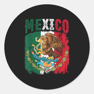 Mexican Independence Day Viva Mexico Women Men Kid Classic Round Sticker