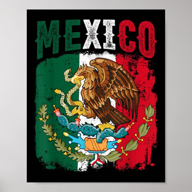 Mexican Independence Day Viva Mexico Women Men Kid Poster (Front)