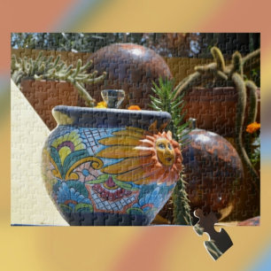 Mexican Inspired Garden Jigsaw Puzzle