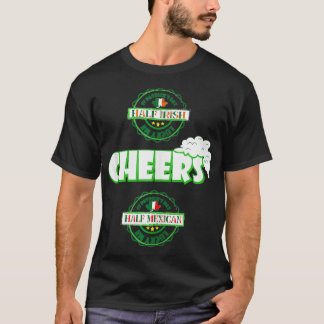 Mexican irish clover flag cool irish saint patrick T-Shirt