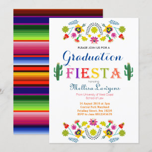 Mexican Law School Graduation Party Invitation
