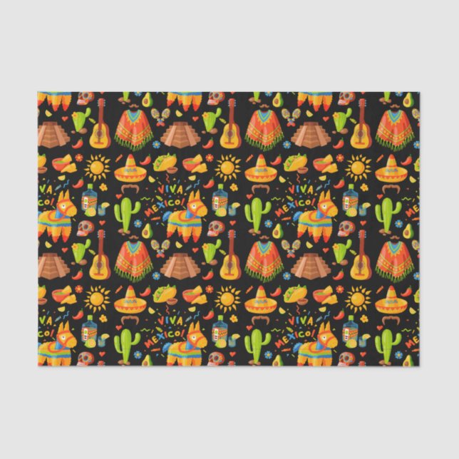 Mexican Life  Tissue Paper (Front)