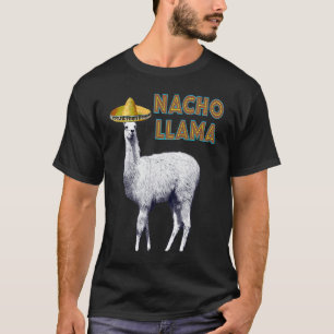 Mexican Llama Cinco De Mayo Nacho Taco Tuesday Par T-Shirt