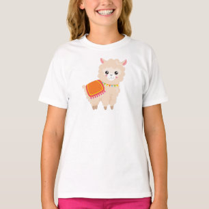 Mexican Llama, Cute Llama, Cute Alpaca, Baby Llama T-Shirt