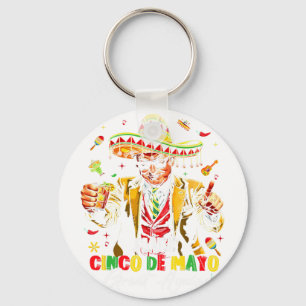 Mexican Make Cinco De Mayo Great Again Funny Trump Key Ring
