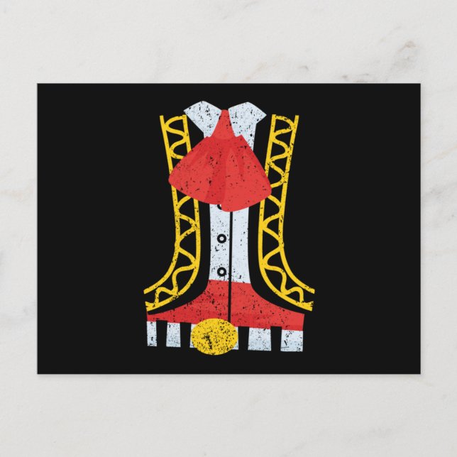 Mexican Mariachi Charro Cinco De Mayo Costume Postcard (Front)
