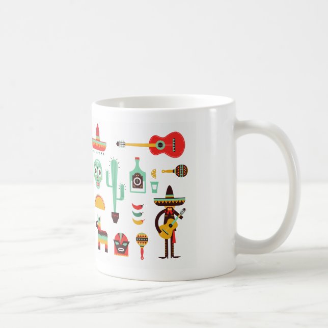 mexican mariachi coffee mug (Right)