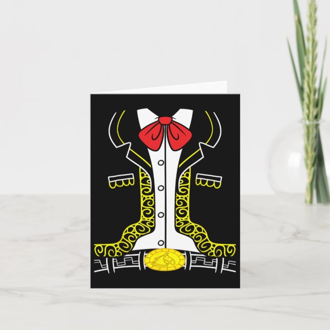 Mexican Mariachi Funny Cinco De Mayo  Card (Front)