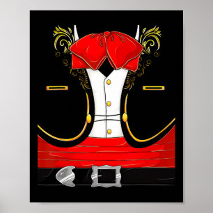 Mexican Mariachi Halloween Costume Charro Cinco De Poster