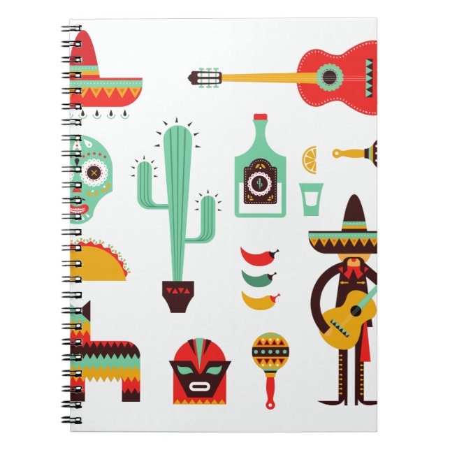 mexican mariachi notebook (Front)