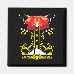 Mexican Mariachi Tee Charro Cinco De Mayo Hallowee Magnet