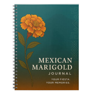 Mexican Marigold Journal: Nature-Inspired Notebook