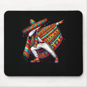 Mexican men dabbing poncho cinco de mayo dab mouse pad