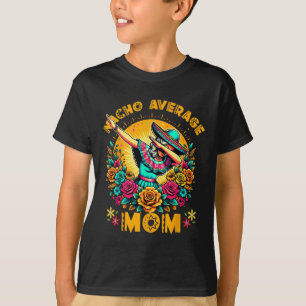 Mexican Mom Poncho Mama Dia De Los Muertos Floral  T-Shirt