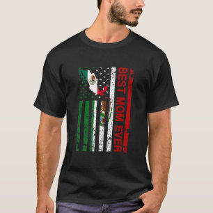 Mexican Mum Mexico Usa American Mother's Day T-Shirt