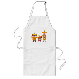 Mexican musicians long apron