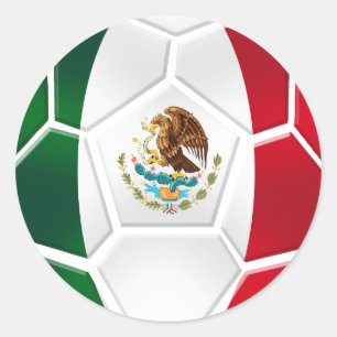 Mexican National football team fans futbol gifts Classic Round Sticker