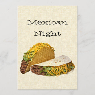 Mexican Night Invitation