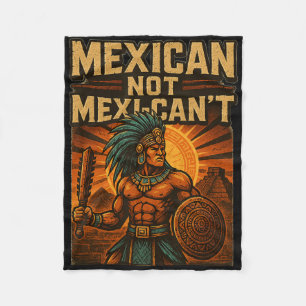 Mexican Not Mexi-can't Vintage Cinco De Mayo Mexic Fleece Blanket