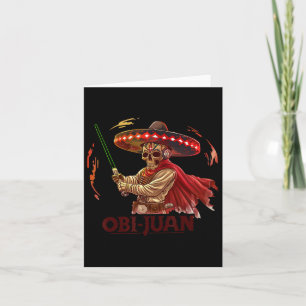 Mexican Obi Juan Movie Parody Cinco De Gaming  Card