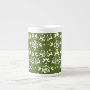 Mexican Otomi Home Decor Bone China Mug