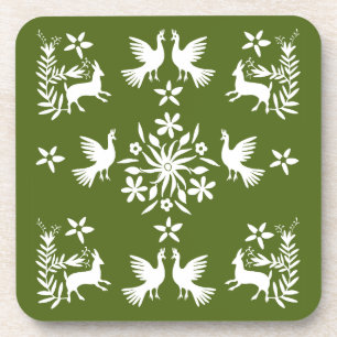 Mexican Otomi Home Decor Coaster