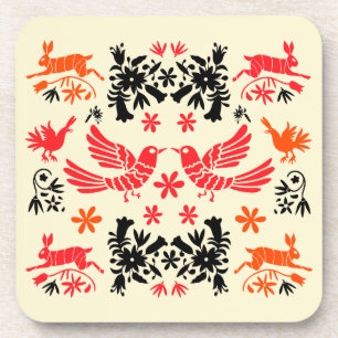 Mexican Otomi Home Decor Coaster