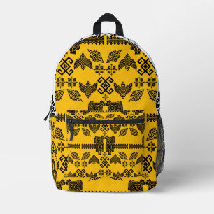 Mexican Otomi Home Decor Printed Backpack