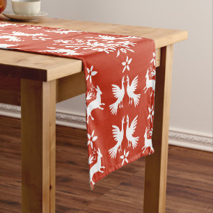 Mexican Otomi Home Decor Short Table Runner