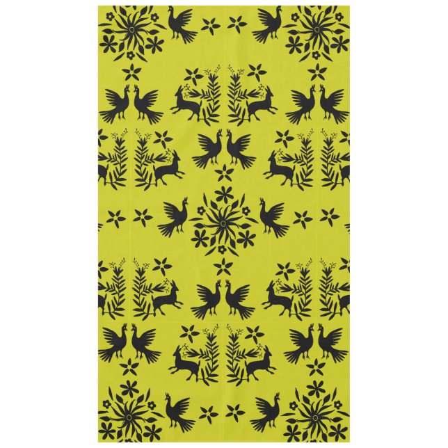 Mexican Otomi Home Decor Tablecloth (Front)