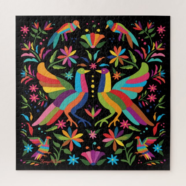 Mexican Otomi Jigsaw Puzzle (Vertical)