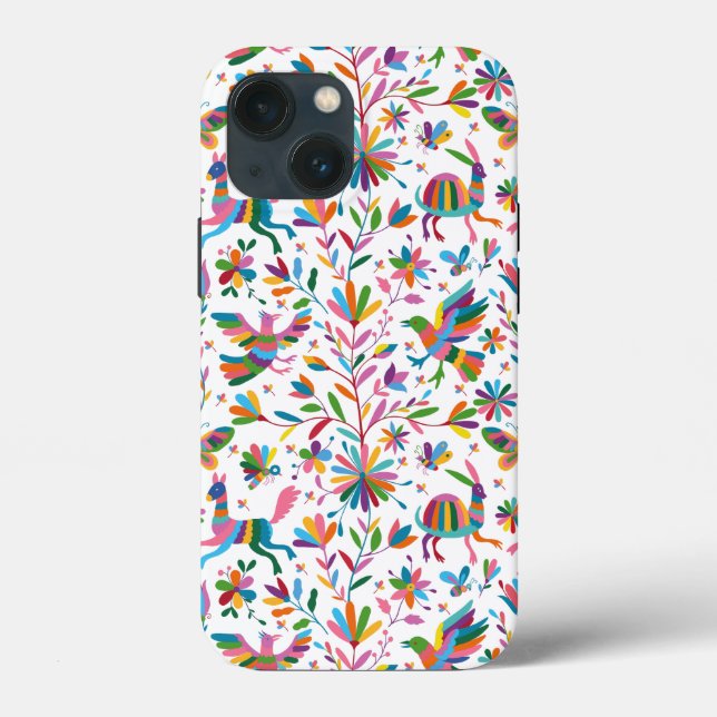  Mexican Otomi Style Bright Pattern Case-Mate iPhone Case (Back)