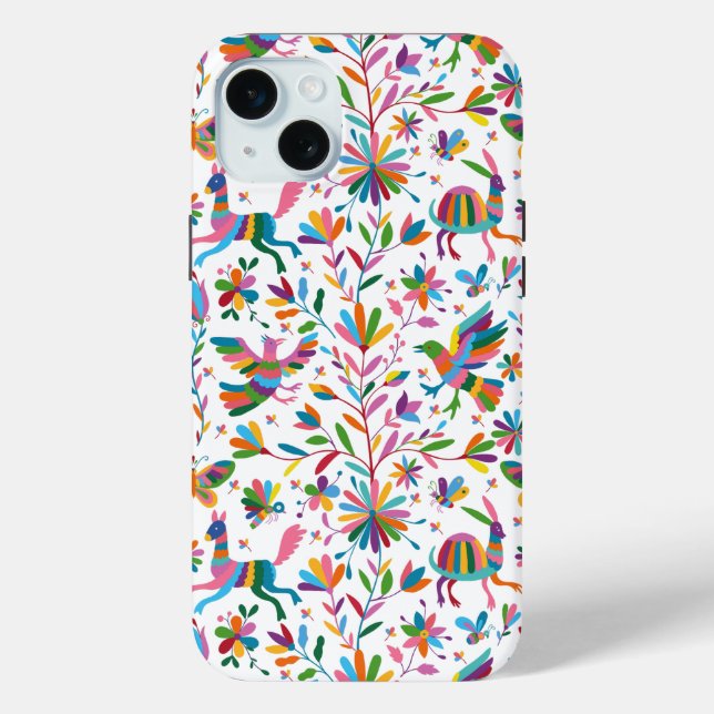  Mexican Otomi Style Bright Pattern Case-Mate iPhone Case (Back)