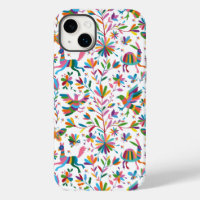 Mexican Otomi Style Bright Pattern