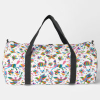 Mexican Otomi Style Bright Pattern