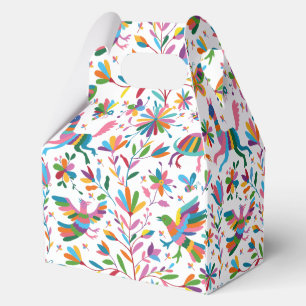  Mexican Otomi Style Bright Pattern Favour Box
