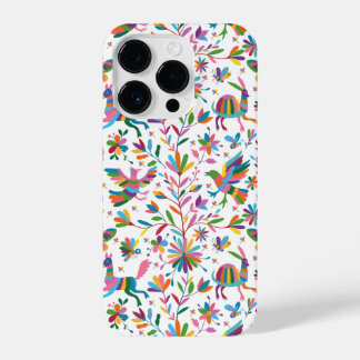  Mexican Otomi Style Bright Pattern iPhone 14 Pro Case