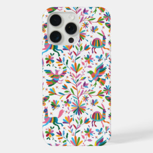  Mexican Otomi Style Bright Pattern iPhone 15 Pro Max Case