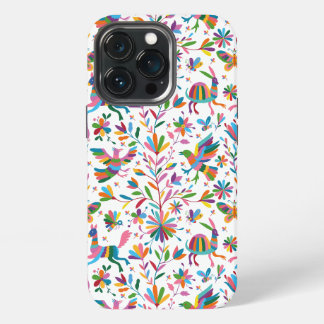 Mexican Otomi Style Bright Pattern iPhone 13 Pro Case