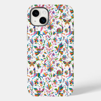 Mexican Otomi Style Bright Pattern iPhone 14 Plus Case