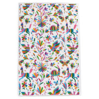 Mexican Otomi Style Bright Pattern