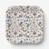  Mexican Otomi Style Bright Pattern