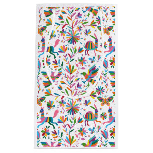  Mexican Otomi Style Bright Pattern Small Gift Bag