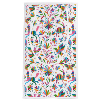 Mexican Otomi Style Bright Pattern Small Gift Bag